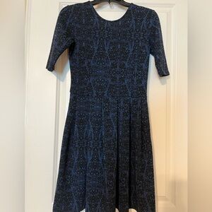 GUC blue and black dress